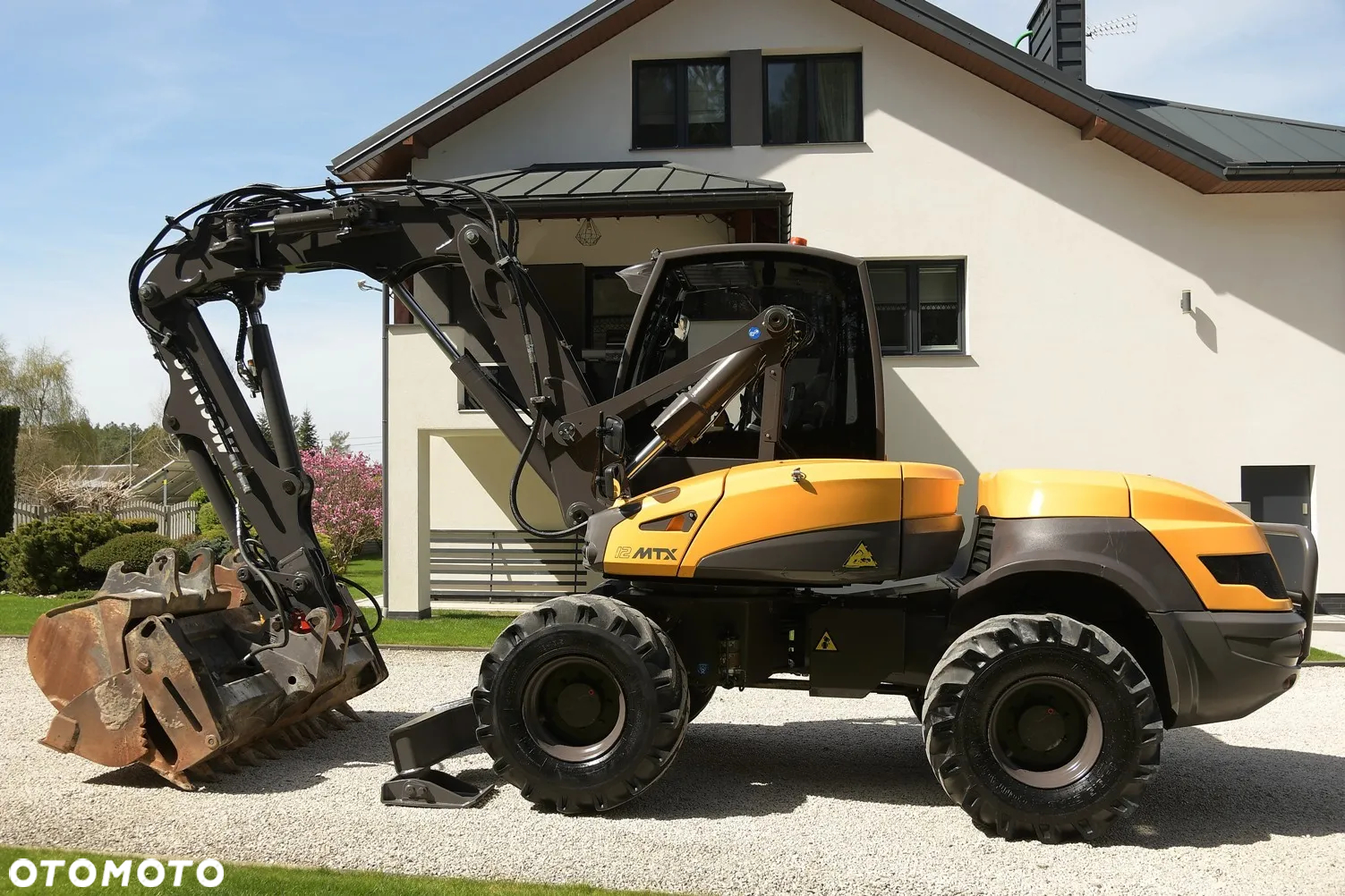 Mecalac Koparka Kołowa MECELAC 12MTX * 2018 * Kpl łyżek * KLIMA * KAMERY * SUPER STAN! - 11