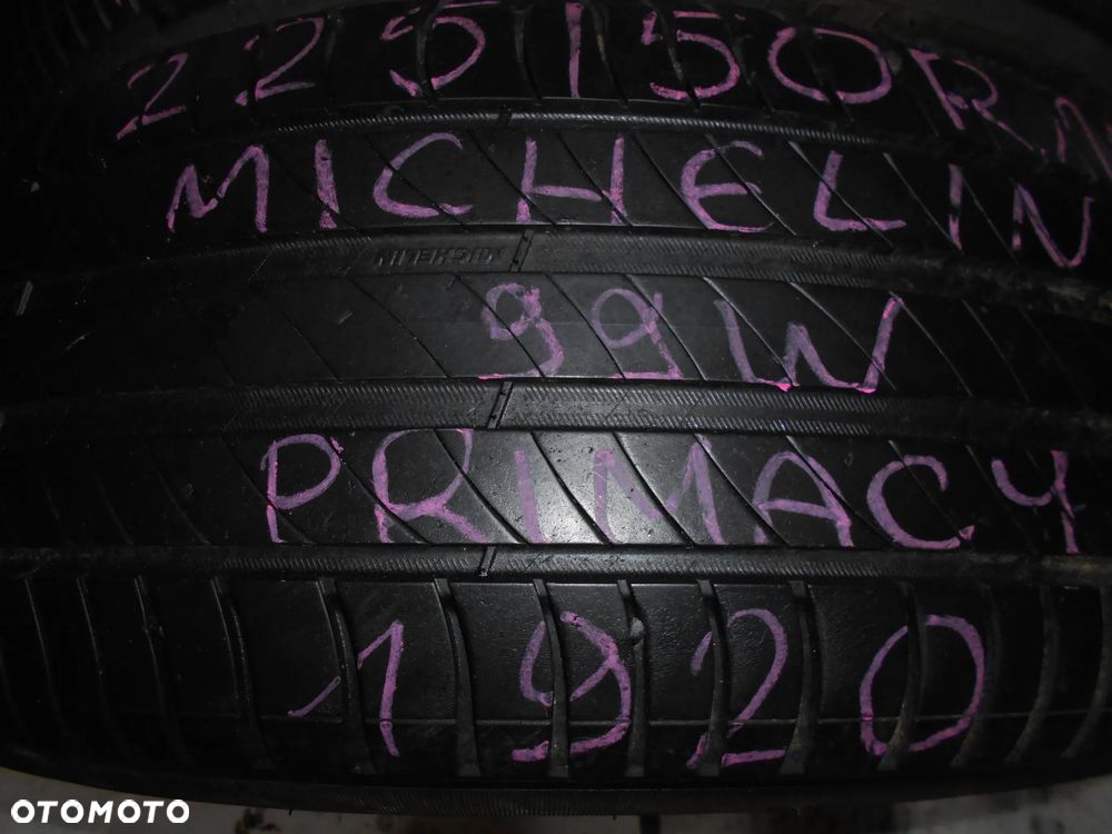 OPONY 225/50R18 MICHELIN PRIMACY 4 DOT 1920 7MM - 2