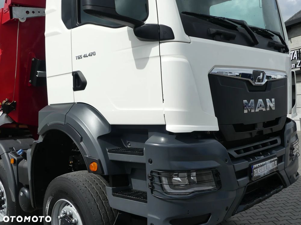 MAN TGS 41.470 / 8x8 / WYWROTKA KH KIPPER / MANUAL / NISKI PRZEBIEG / - 19
