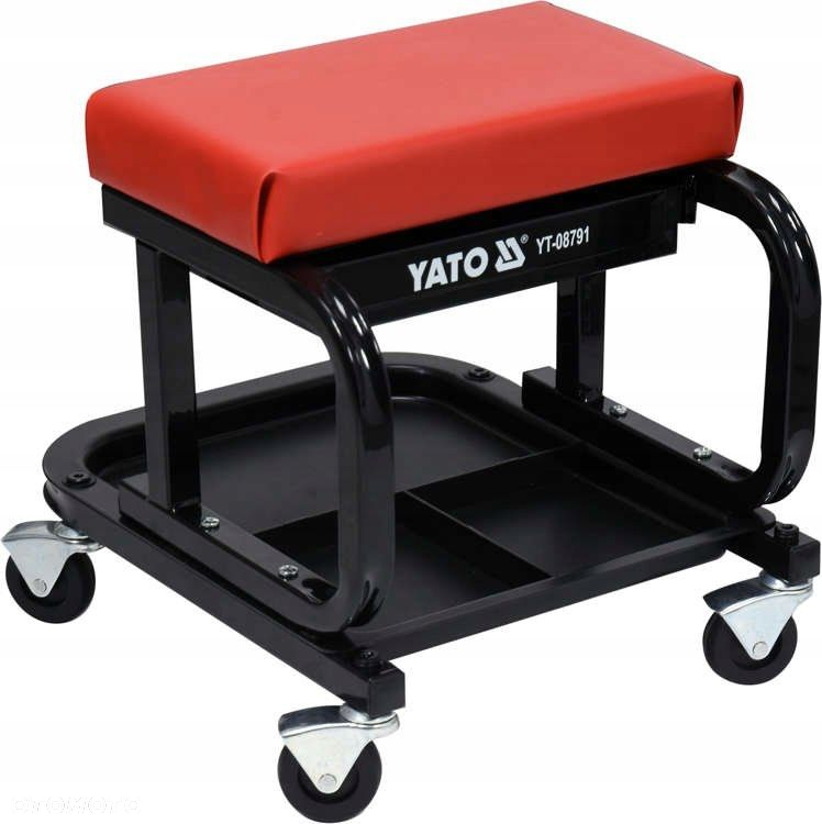 YATO TABORET WARSZTATOWY Z SZUFLADĄ NA KÓŁKACH OBITY WINYLEM YT-08791 - 5