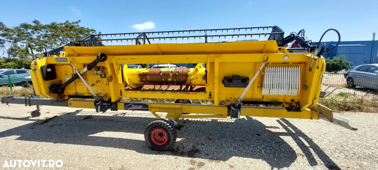 New Holland 760CG 5.48M/18FT VF HEDER PAIOASE CU COCHET DUODRILL 6 JOKER RT CARUCIOR TRANSPORT - 7