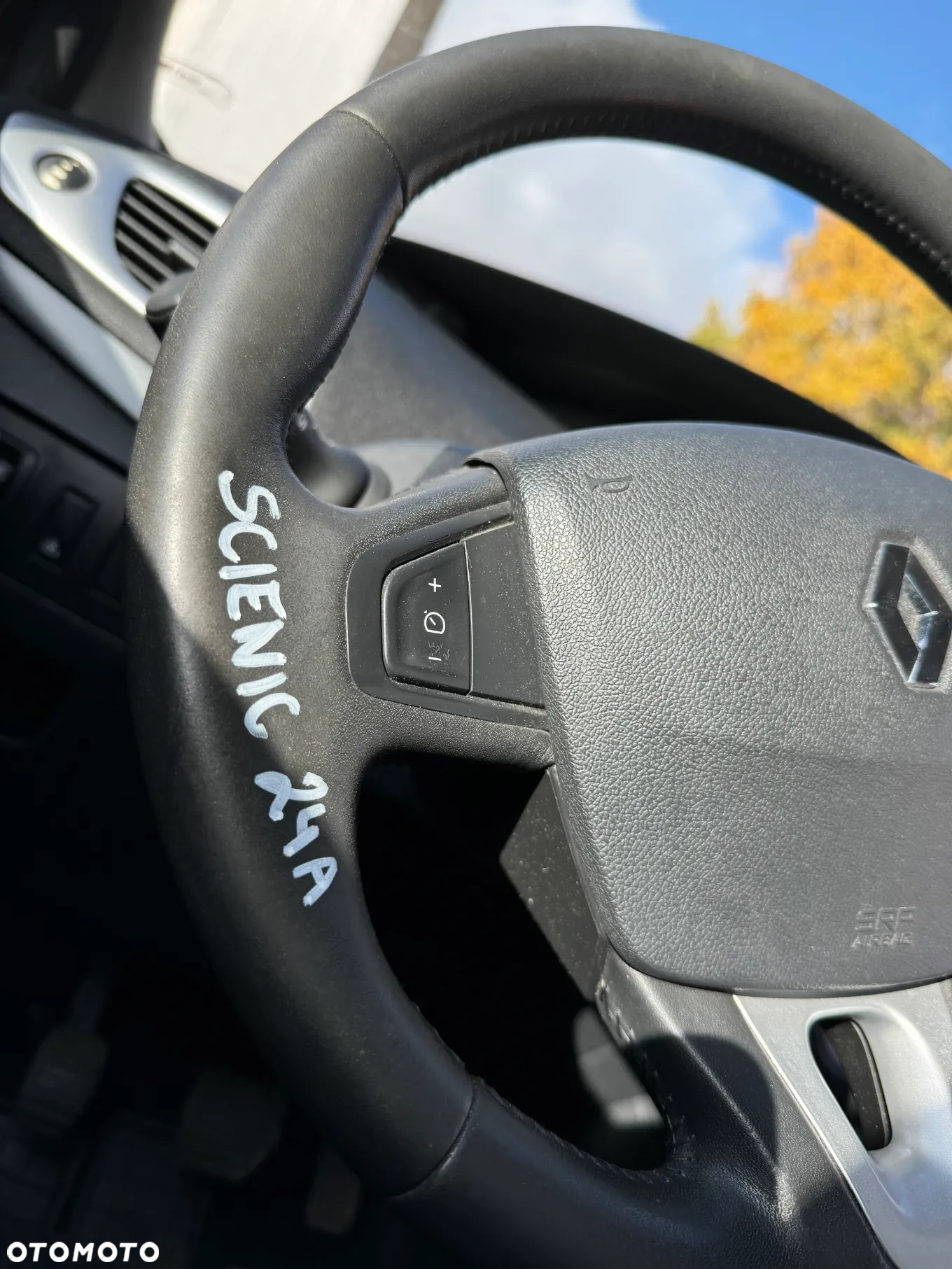RENAULT SCENIC III KIEROWNICA WIELOFUNKCYJNA AIRBAG KIEROWCY - 5