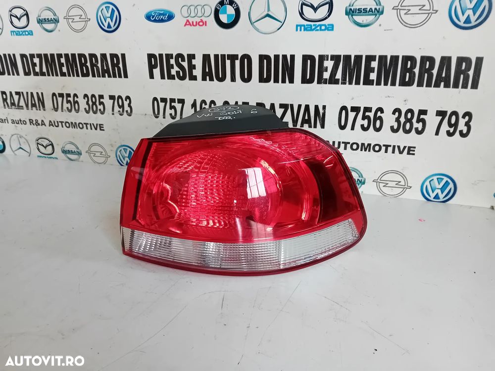 Lampa Stop Tripla dreapta Golf 6 VI Hatchback An 2008-2013 - 5