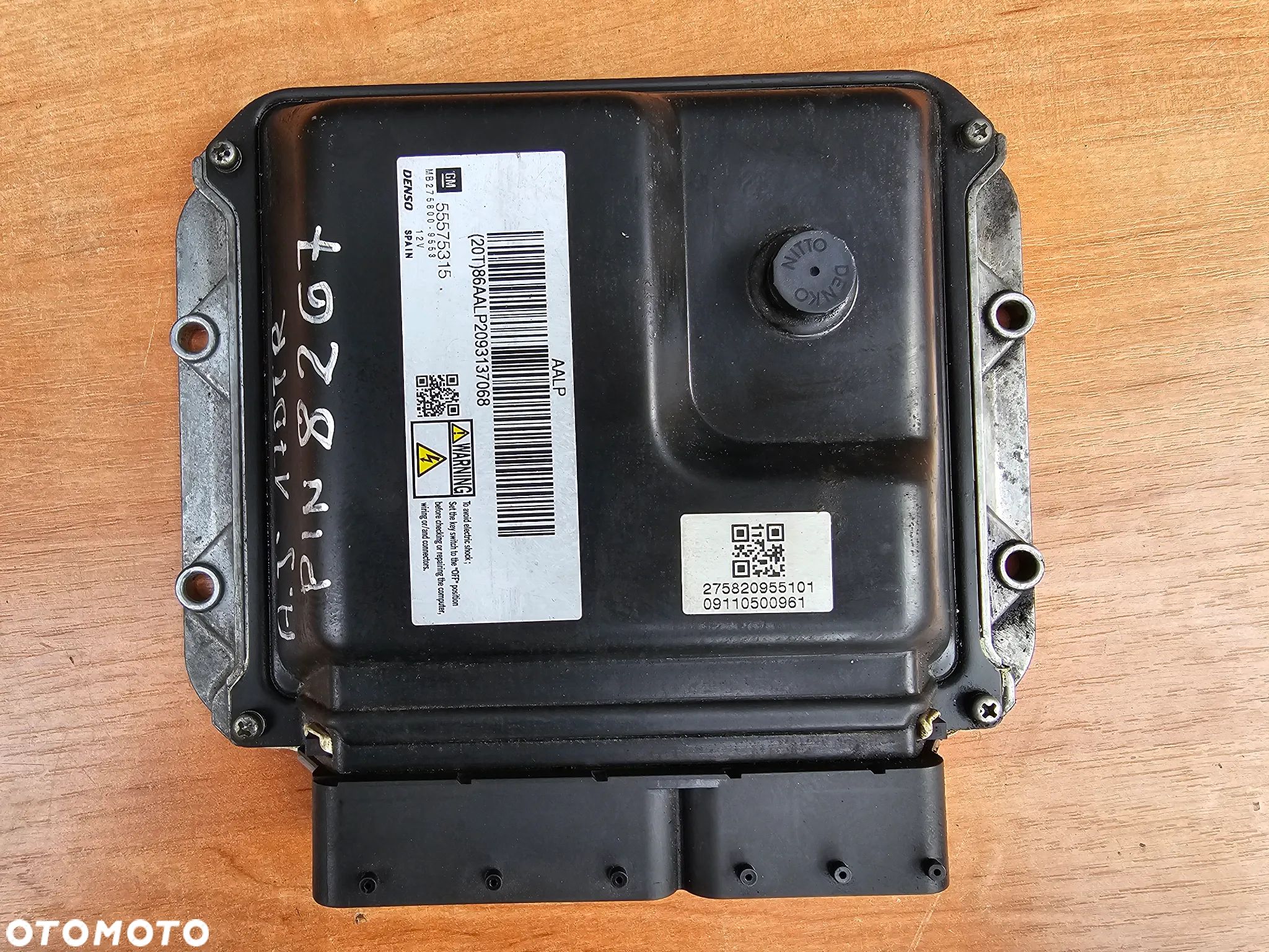 KOMPUTER STEROWNIK SILNIKA ! Z PINEM ! OPEL ASTRA J 1.7 CDTI A17DTR 55575315 - 1