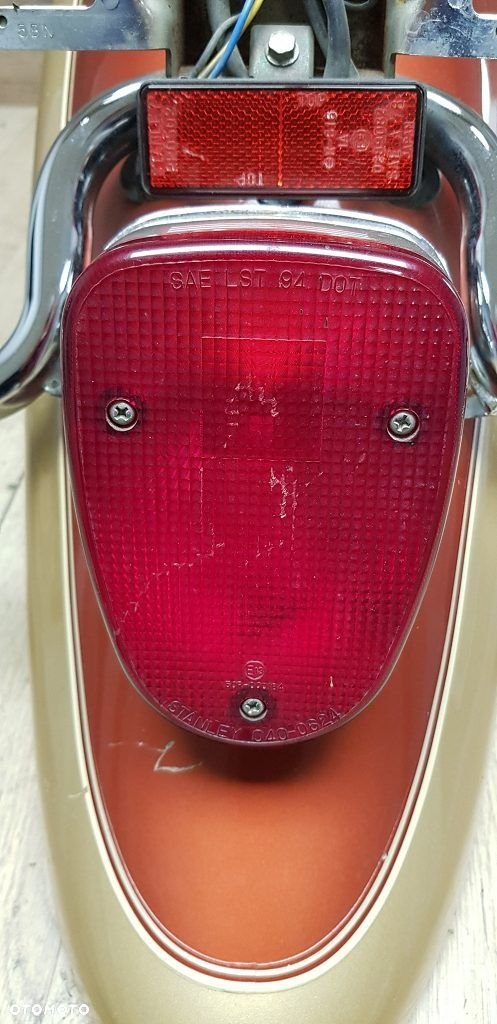 Błotnik tył daszek lampa kierunkowskazy Yamaha XVS650 Drag Star Classic - 6