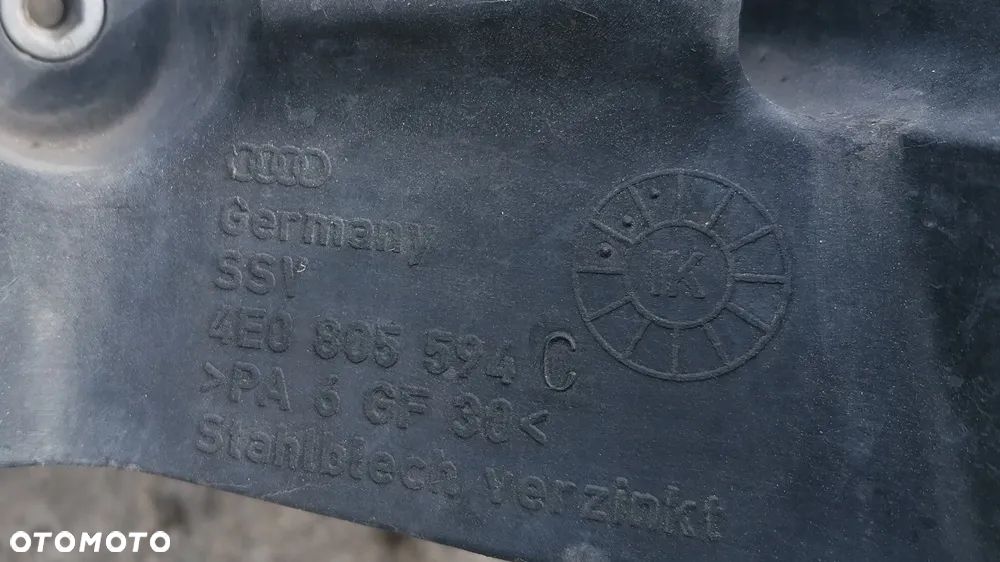AUDI A8 D3 PAS PRZEDNI WZMOCNIENIE 4E0805594C - 2