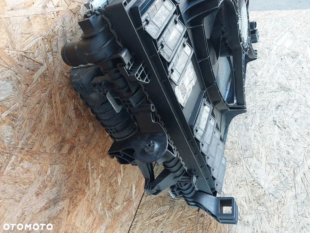 chłodnica wody klimy intercooler wentylator vw multivan transporter t6 2017r 2.0 tdi dsg 7e0121207 - 11