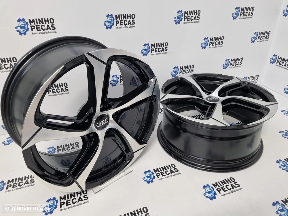 Jantes Audi Novo RS7 em 18 Preto Polido - 6