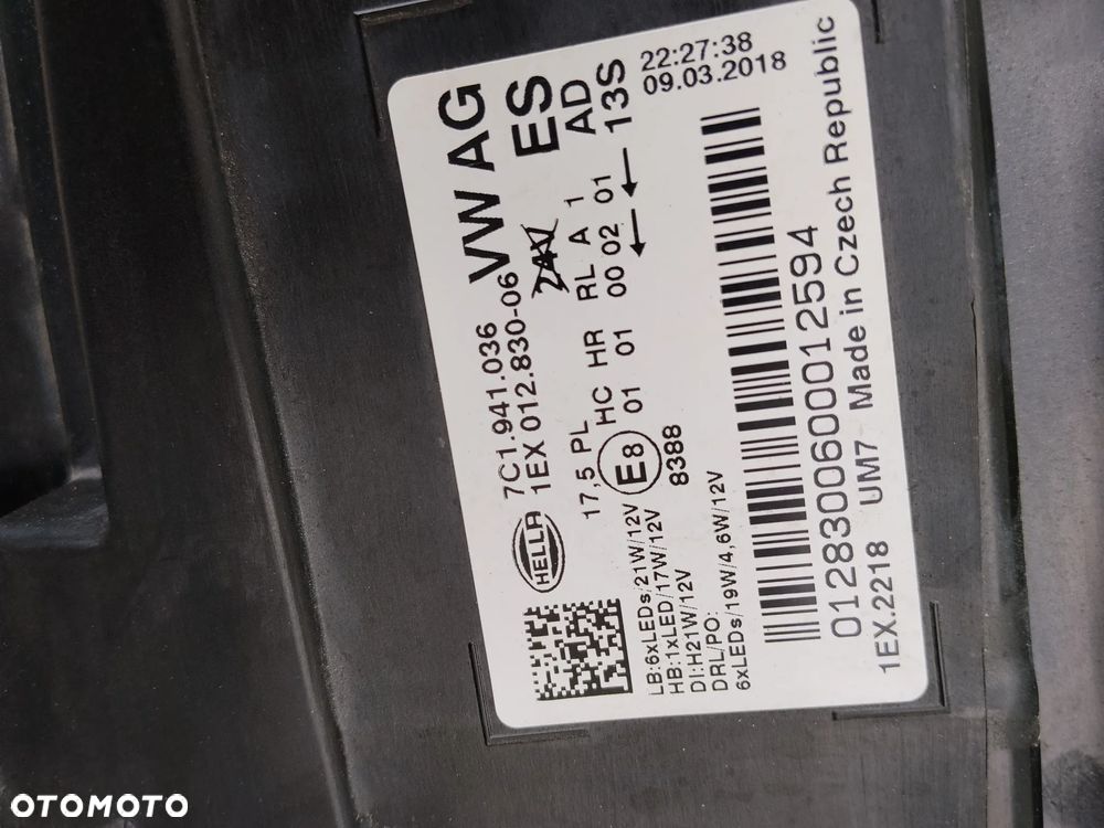 Lampa Prawa Full Led Vw Crafter Man Tge Europa - 2