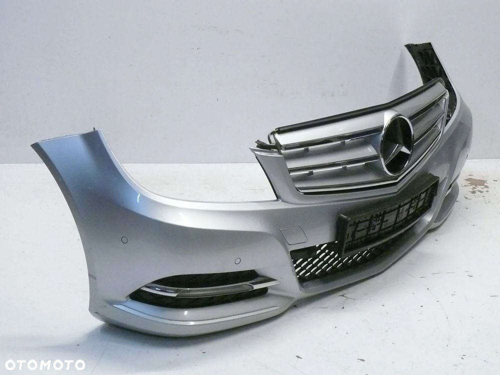 ZDERZAK MERCEDES C-KLASA W204 AMG 2011 2014 LIFT GRILL PDC XENON - 3