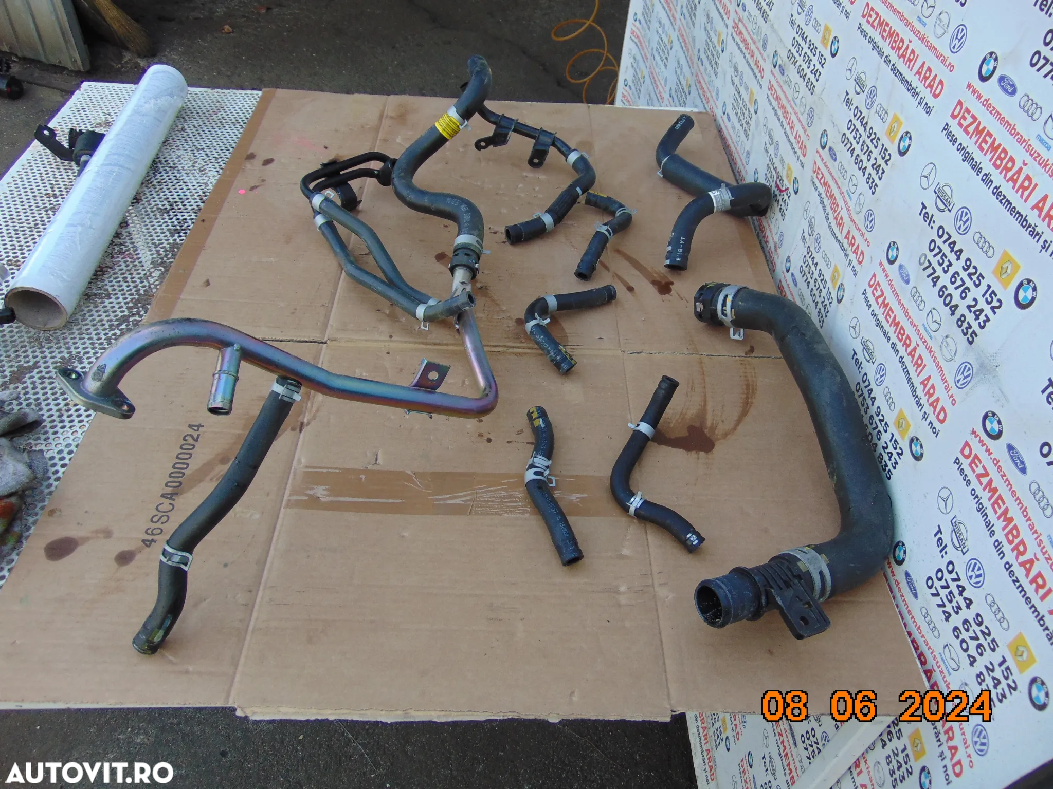 Furtun apa racire Hyundai Tucson 1.6 benzina Kia sportage 2014-2020 furtune racire apa motor - 3