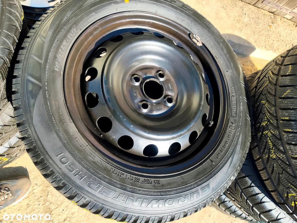 4x100 Felgi Stalowe Stal 15 Koła Zimowe Zima CITROEN C1 DAIHATSU SIRION TREVIS CUORE MOVE CHARADE KIA PICANTO OPEL AGILA PEUGEOT 107 SUZUKI ALTO BALENO IGNIS WAGON R SWIFT SPLASH TOYOTA AYGO YARIS 7,5mm Legnica ALU-RAD 175/65 - 2