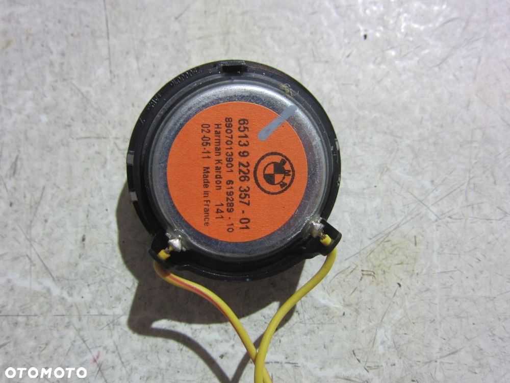 BMW 6 F12 F20 F30 X1 GŁOŚNIK HIFI TOP HIFI WYSOKOTONOWY HARMAN 65139226357 - 3