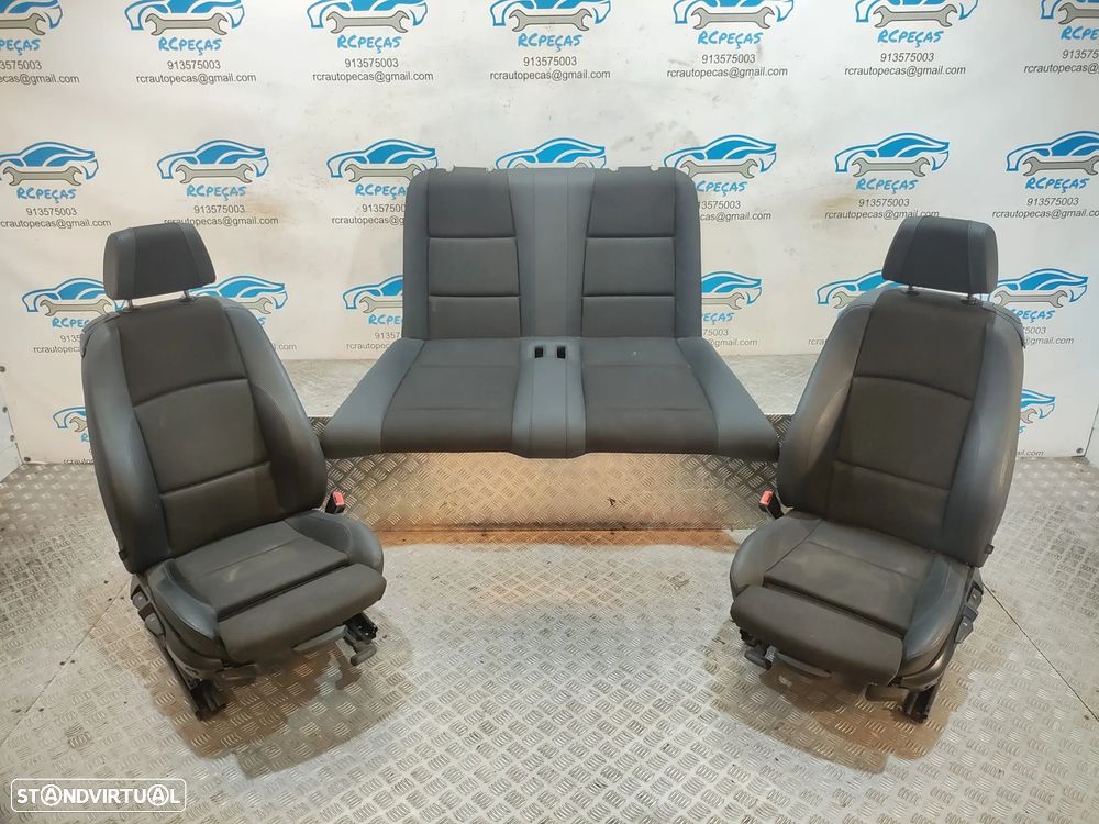 Conjunto Bancos Pele e Tecido Pack M BMW Serie 1 Cabrio E88 - 12