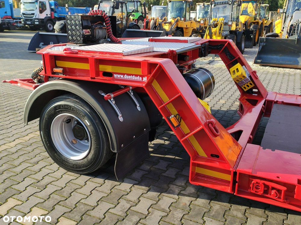 EMTECH 2 osiowa PCN 18 TIEFBETT Zagłębiana Rozciągana Oś Skrętna UNIKAT - 25