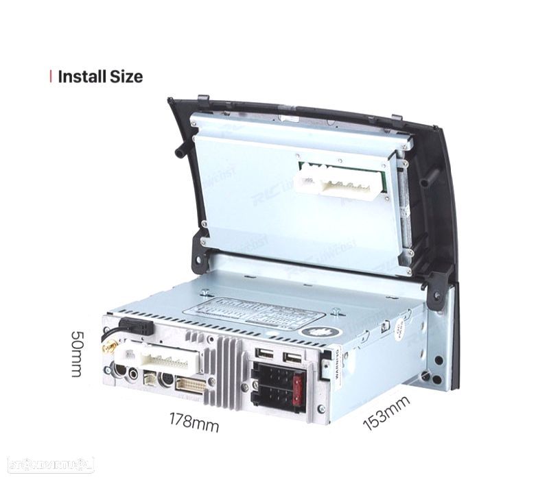 AUTO RÁDIO GPS 7" ANDROID 11 PARA PEUGEOT 407 04 – 10 - 2