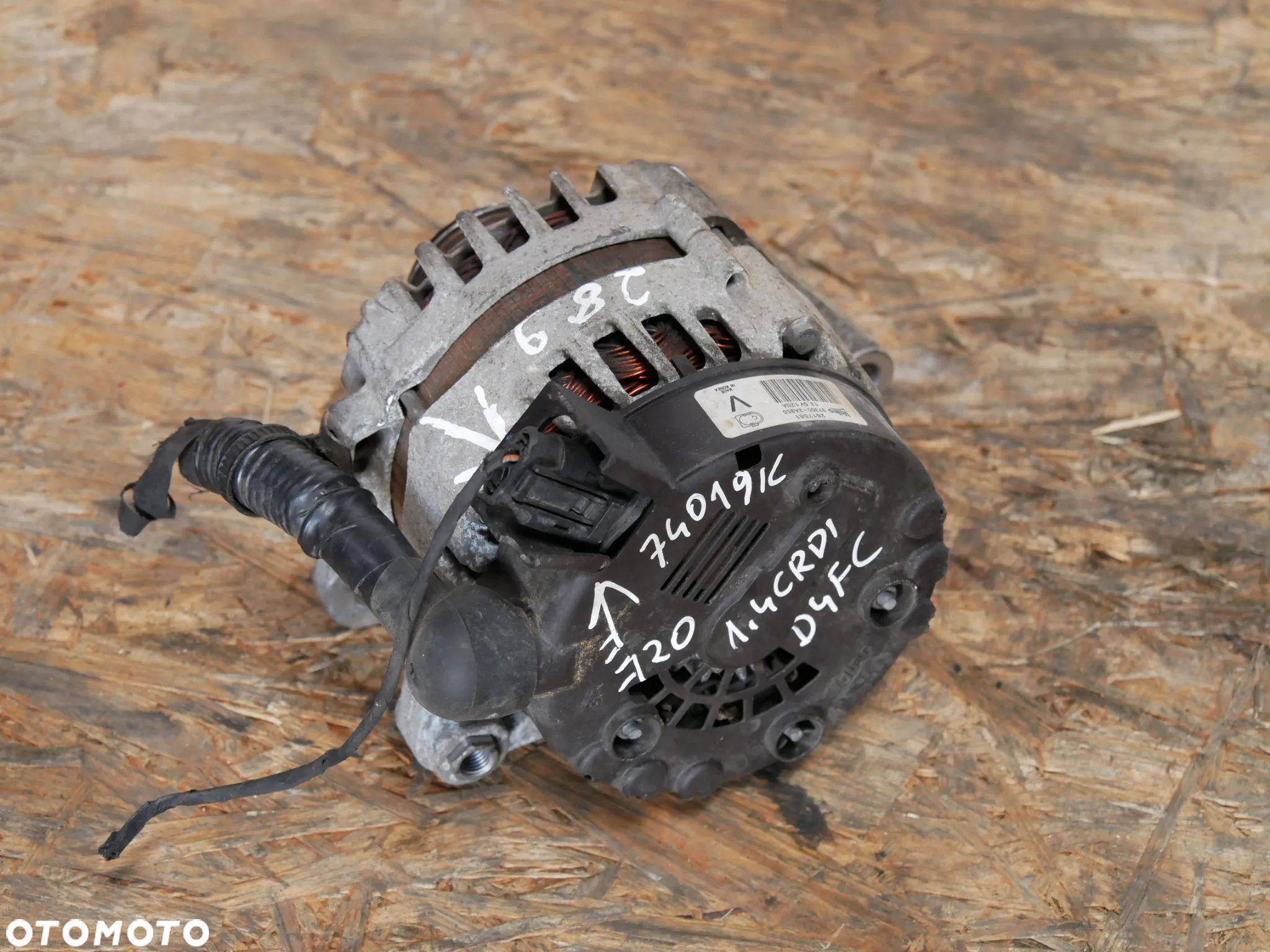 ALTERNATOR HYUNDAI I20 1.4 CRDI 15' 37300-2A950 2617561 - 2