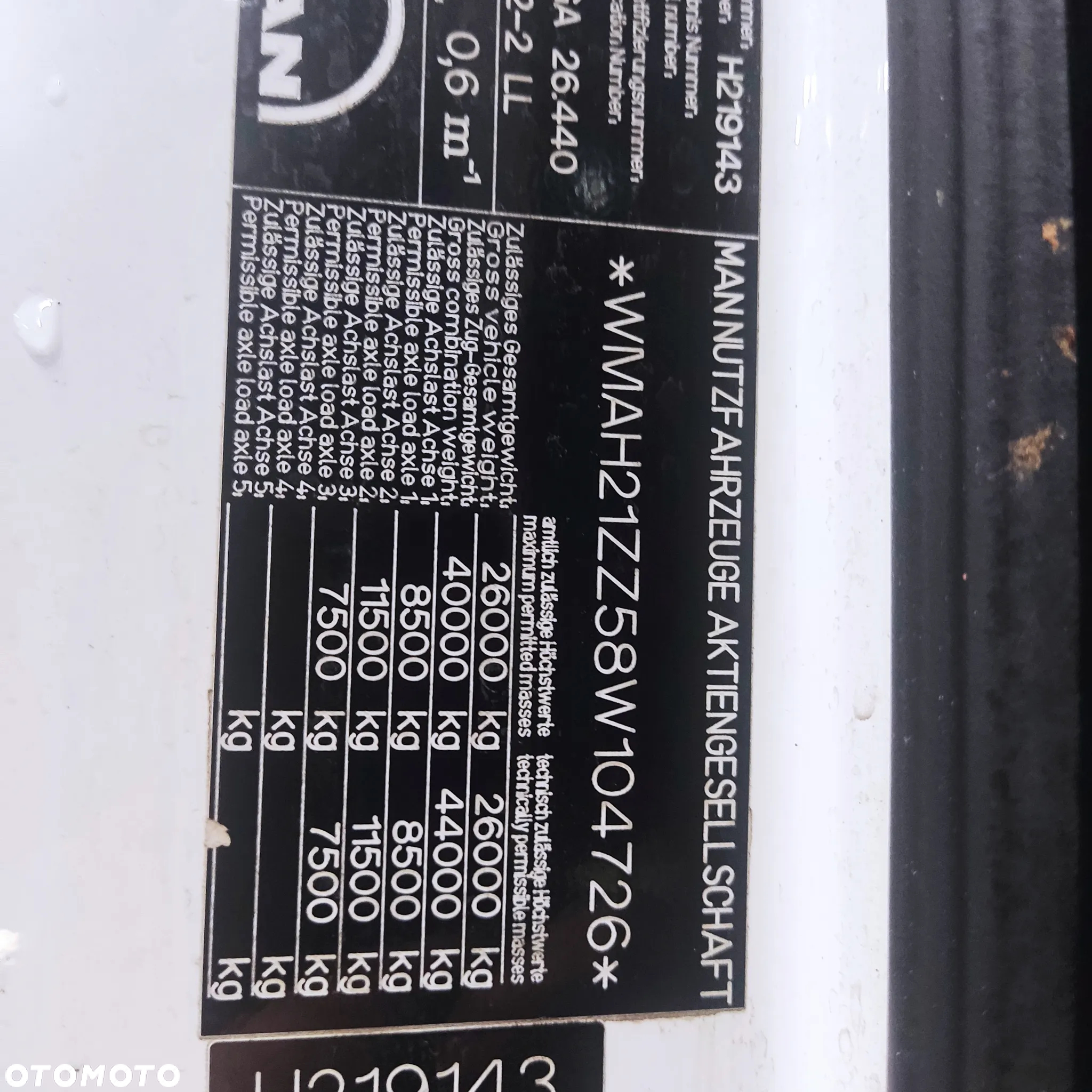 MAN Tga440 - 2