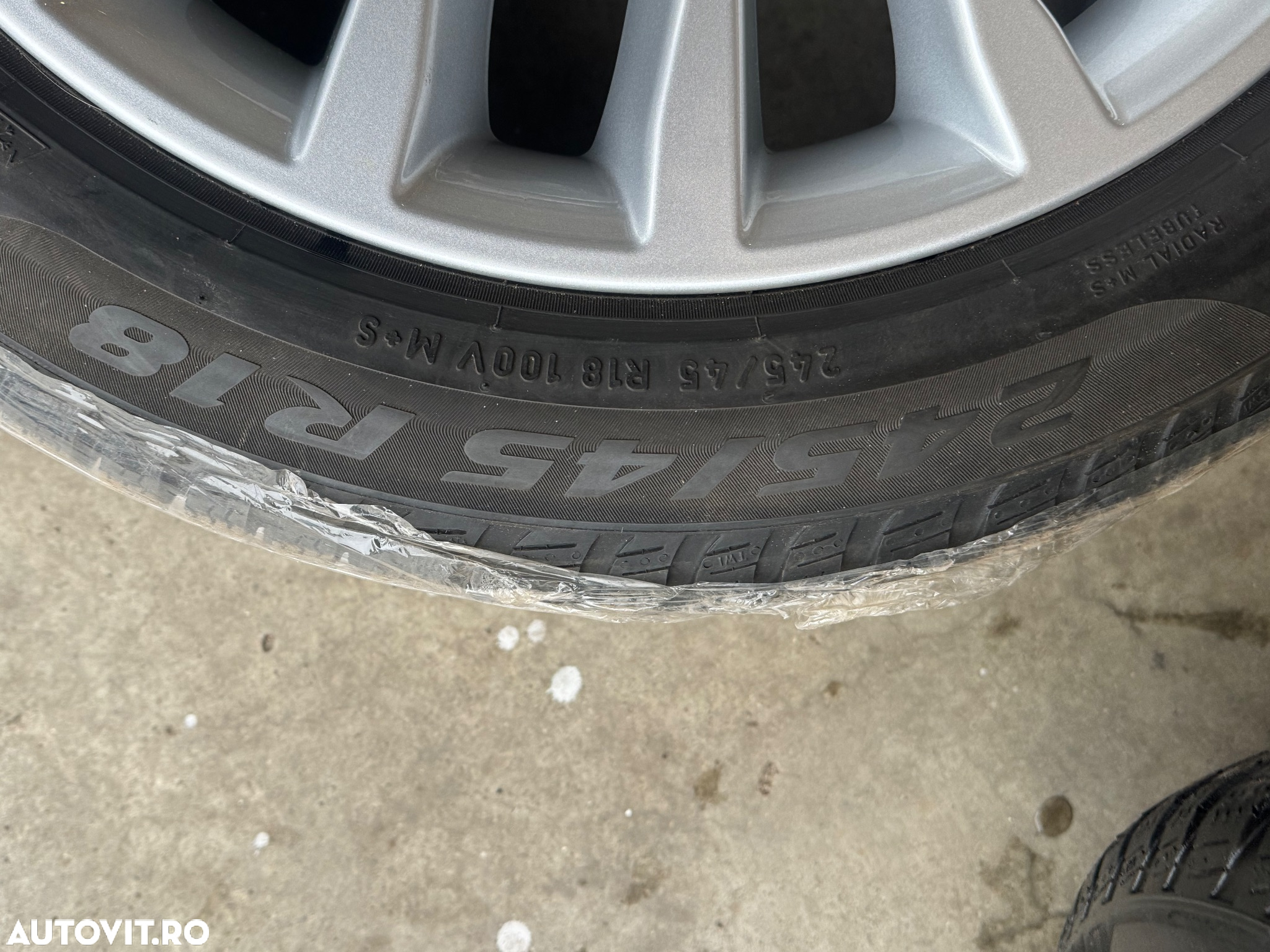 Vând jante originale BMW G30 seria 5 pe 18” cu anvelope de iarnă - 10