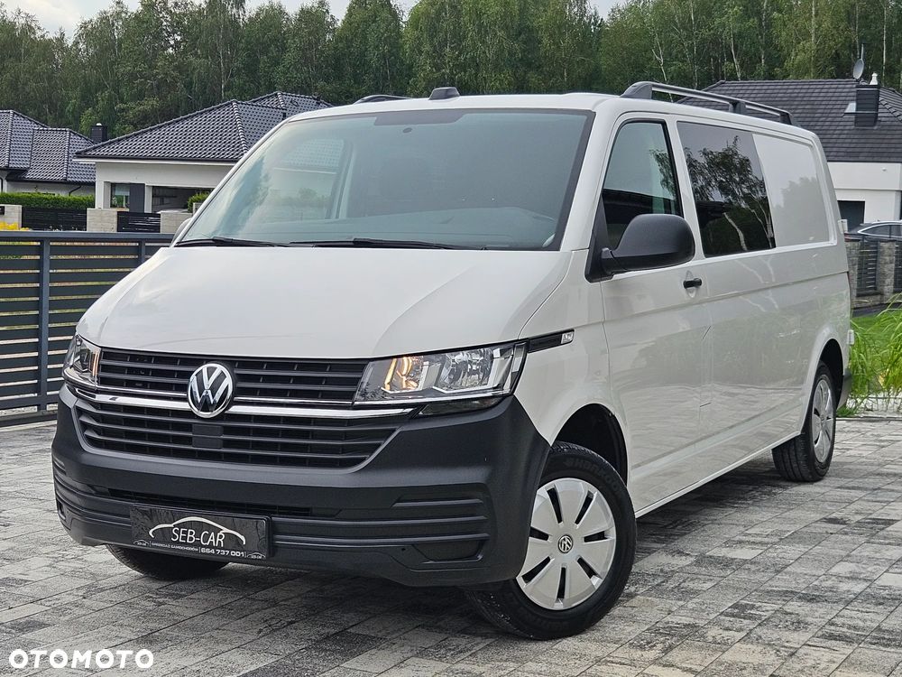 Volkswagen TRANSPORTER Brygadowy 6os 25tyś km L2H1 LONG SalonPL FV23% - 2