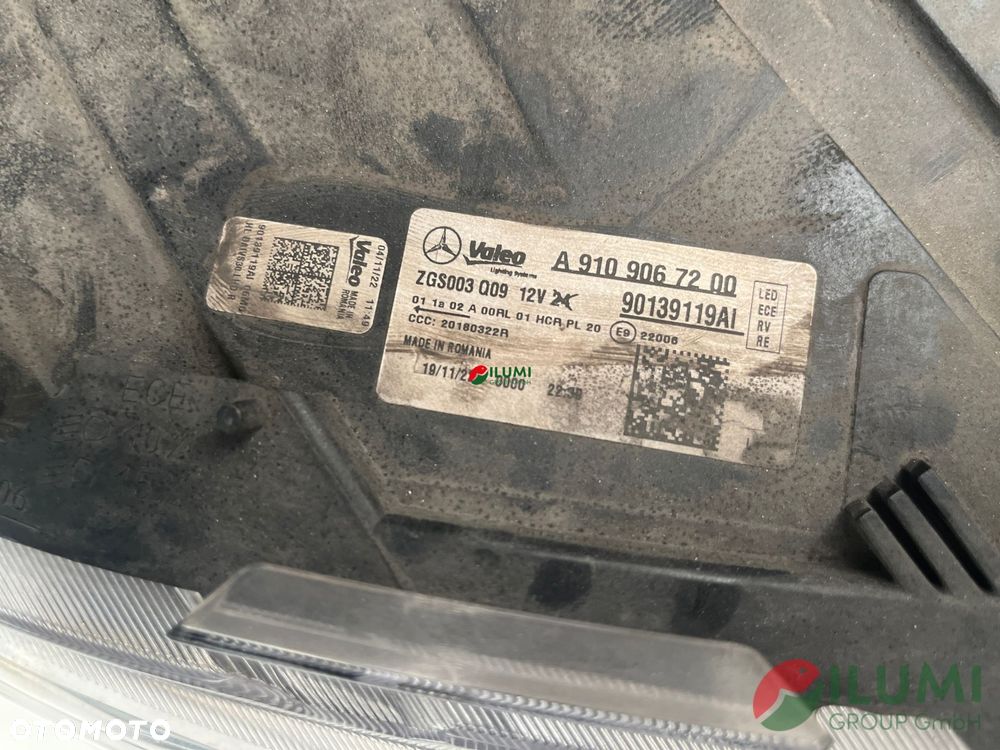MERCEDES Sprinter W910 W907 Full Led Reflektor R A9109067200 - 6