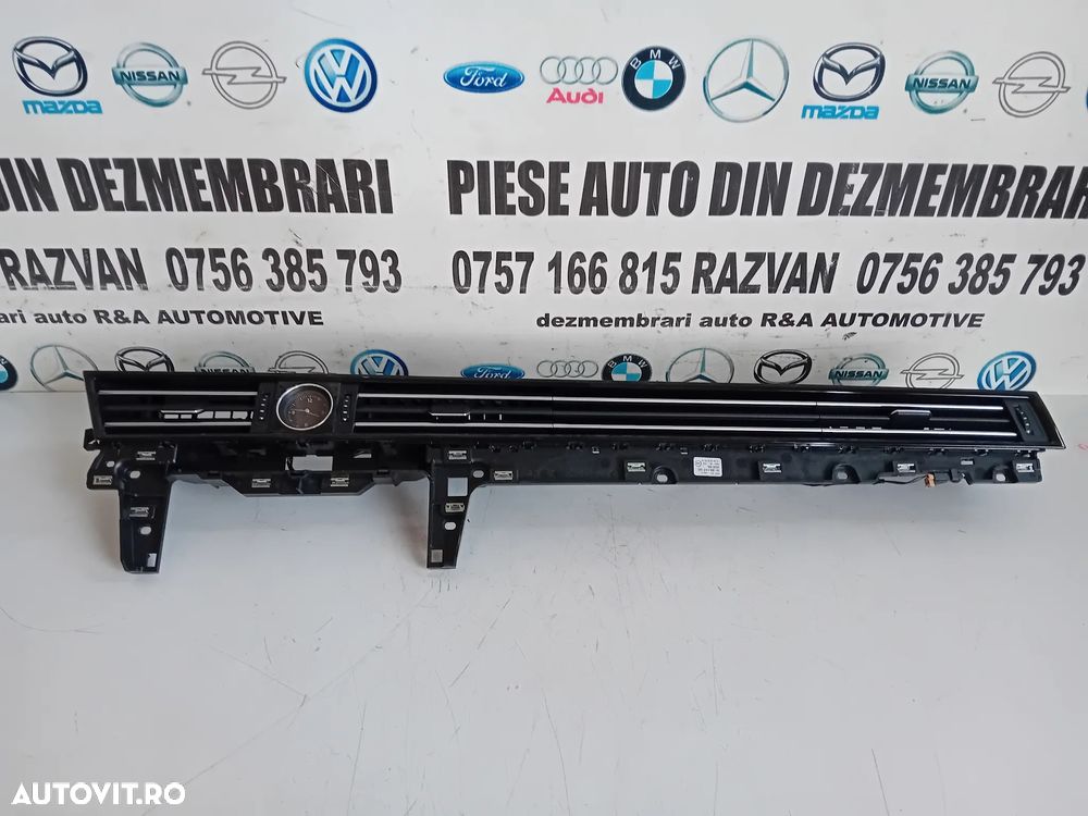 Ornament Trim Bord Grile Grila Ventilatie Centrala Laterala Vw Passat B8 An 2014-2020 Volan Stanga - 7