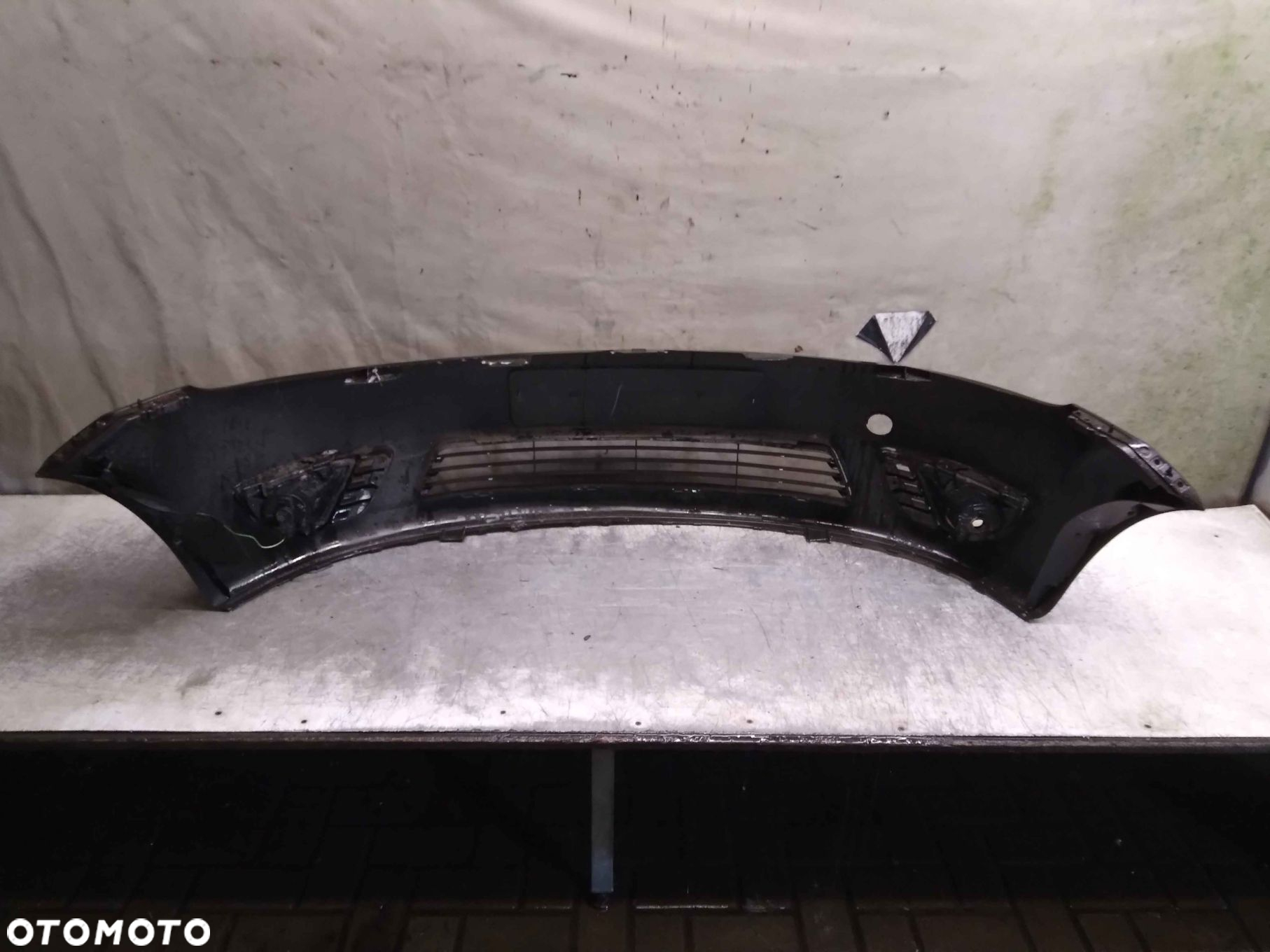 ^ ZDERZAK PRZÓD PRZEDNI FORD FIESTA MK.6 6 VI D2 CZARNY HALOGENY - 4