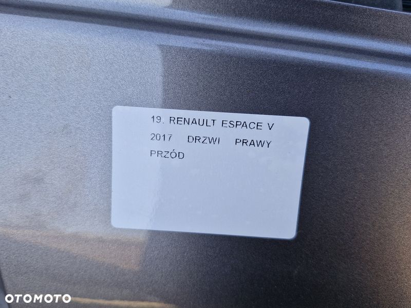 renault espace v 5 drzwi prawy przód przednie prawe - 2