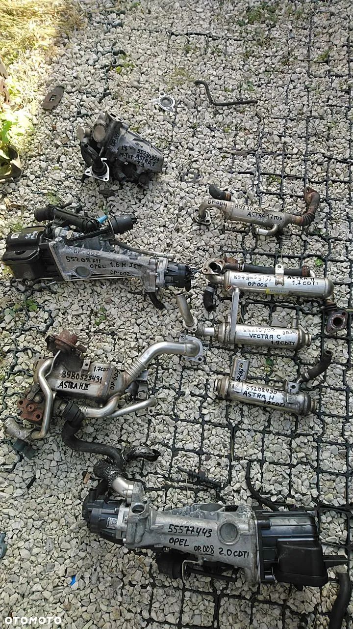 OPEL CHEVROLET CHŁODNICA CHŁODNICZKA EGR RECYRKULACJI SPALIN - 1