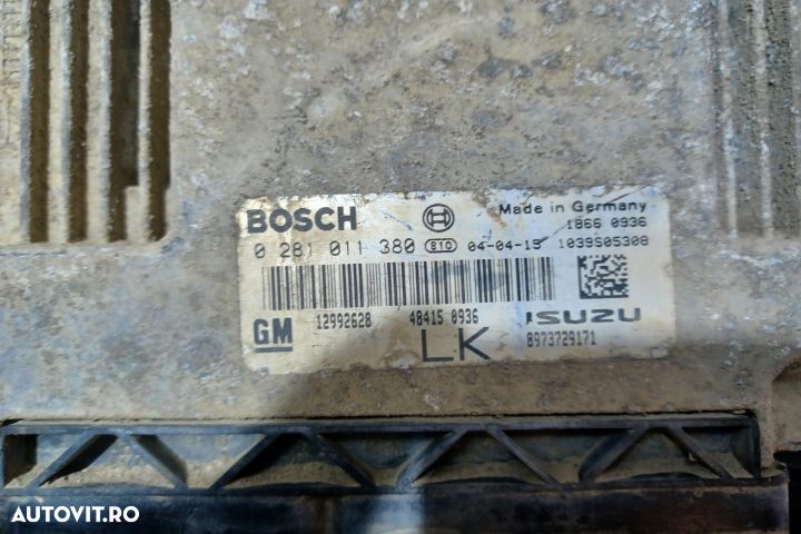 Calculator motor ECU 0281011380 - 1.7 CDTI 0281011380 - 1.7 CDTI Opel - 3