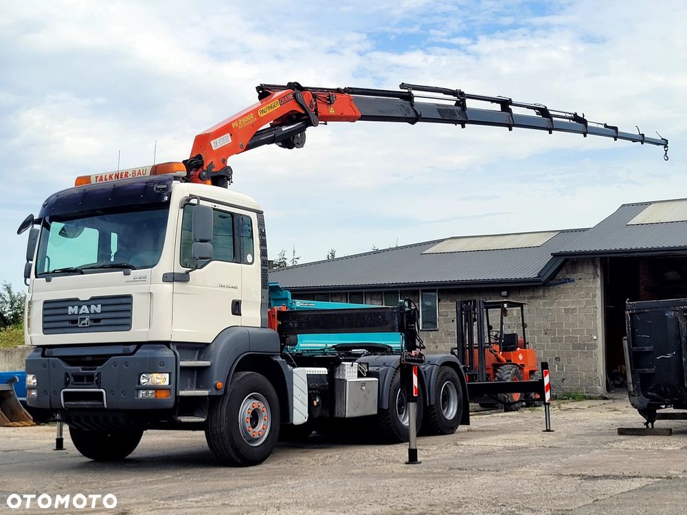 MAN TGA 33.480 6x4 Palfinger PK29002 Ciągnik + Kiper - 16