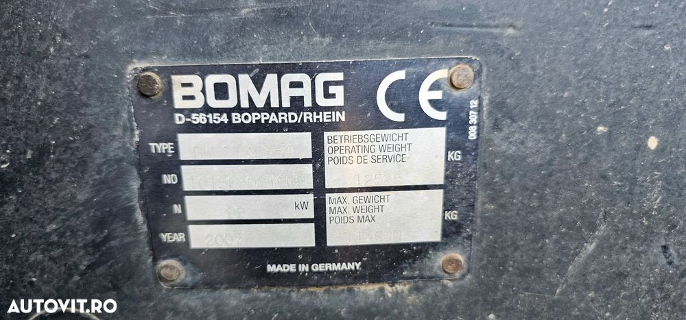 Bomag BW 213 Cilindru compactor - 6