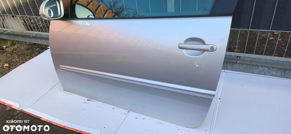 Drzwi kompletne Lewe Prawe VW GOLF 5 LA7W V części przód przednie 3D srebrne kierowcy poszycie - 5