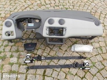 SEAT IBIZA 6J0 DESKA KONSOLA AIRBAG PODUSZKI PASY - 9