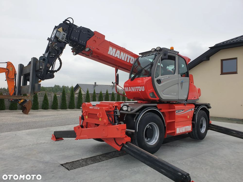 Manitou MRT Roto 2150+Privilege kosz/wciągarka/widły/pilot sprowadzona piękny stan - 3