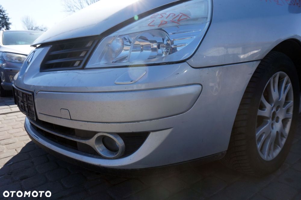 MASKA ZDERZAK BŁOTNIKI LAMPY ESPACE GRAND IV PH2 LIFT TED69  RENAULT 2006-2010 SREBRNY PRZÓD KOMPLETNY - 11