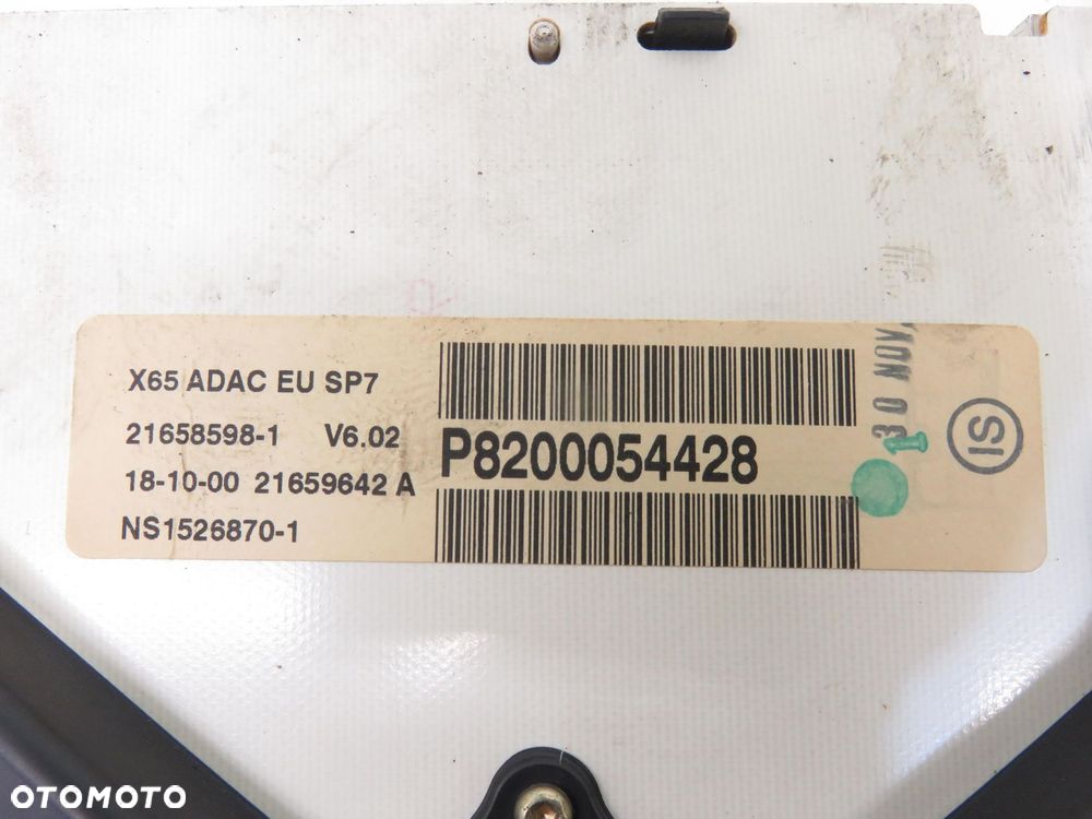 STACYJKA STEROWNIK RENAULT CLIO II 1.6 - 8200059086 21656614 8200054428 - 2