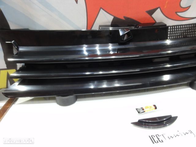 Grelha frontal sem simbolo VW Golf 4 / IV ABS (plástico) (material novo) - 4