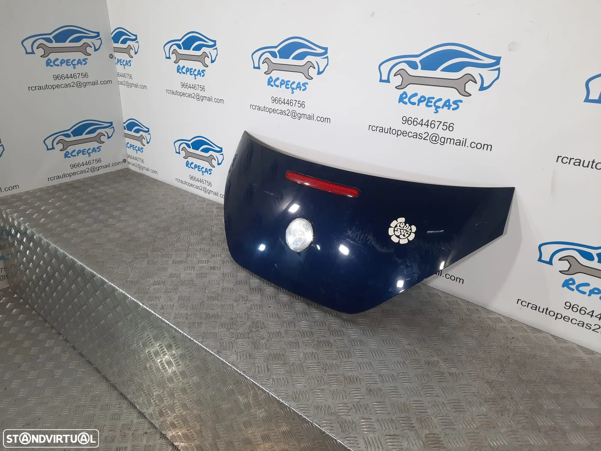 PORTA TAMPA MALA VW VOLKSWAGEN NEW BEETLE FECHO PUXADOR MOTOR 3º STOP - 3