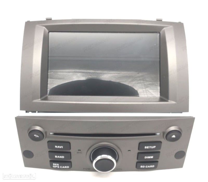 AUTO RÁDIO GPS 7" ANDROID 11 PARA PEUGEOT 407 04 – 10 - 6