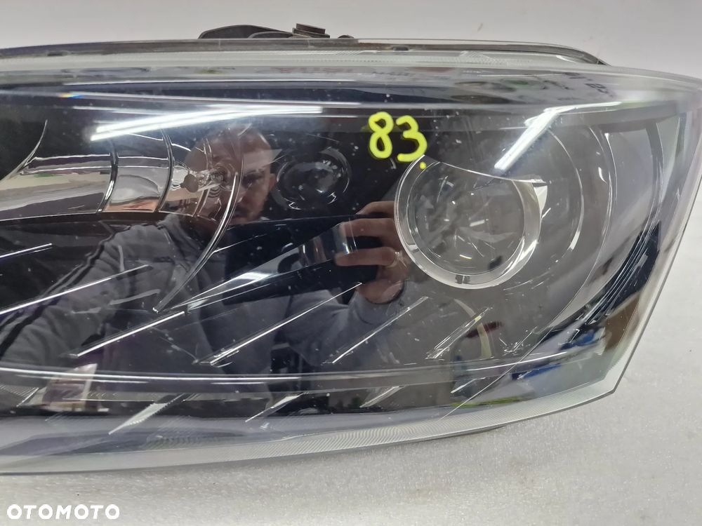 SKODA FABIA 3 6V0 III 14- LEWA LAMPA PRZEDNIA PRZÓD SOCZEWKA + LED , NR 6V1941015B , NR AUKCJI LA83 - 5