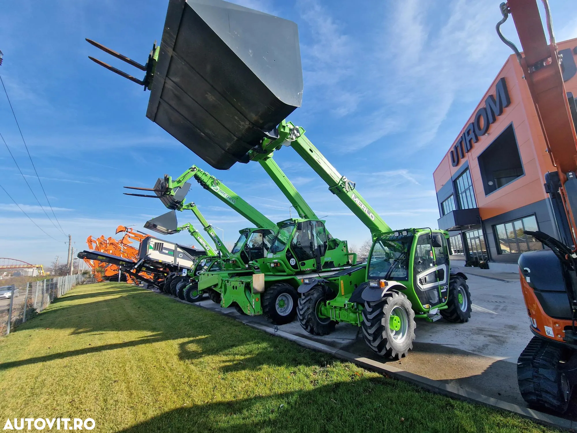 Merlo TF33.7,2024, 172h EX DEMO, Aer conditionat, Cupla rapida, furci, cupa 2,5mc, garantie 1 an, posibilitate leasing 5 ani, stare CA NOU, PROMOTIE 69900 EUR+Tva - 18