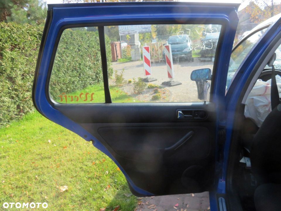 DRZWI TYLNE LEWE GOLF IV 5D HB LA5C 1J6833055F NIEBIESKI VOLKSWAGEN 1997-2006 - 5