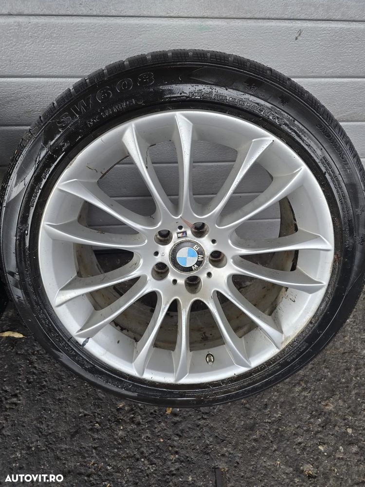 Janta roata aliaj aluminiu Style 302 8.5J x 19 ET25 IS25 Originala M Packet cauciuc iarna F07+LCI F01+LCI F02+LCI F04 - 3