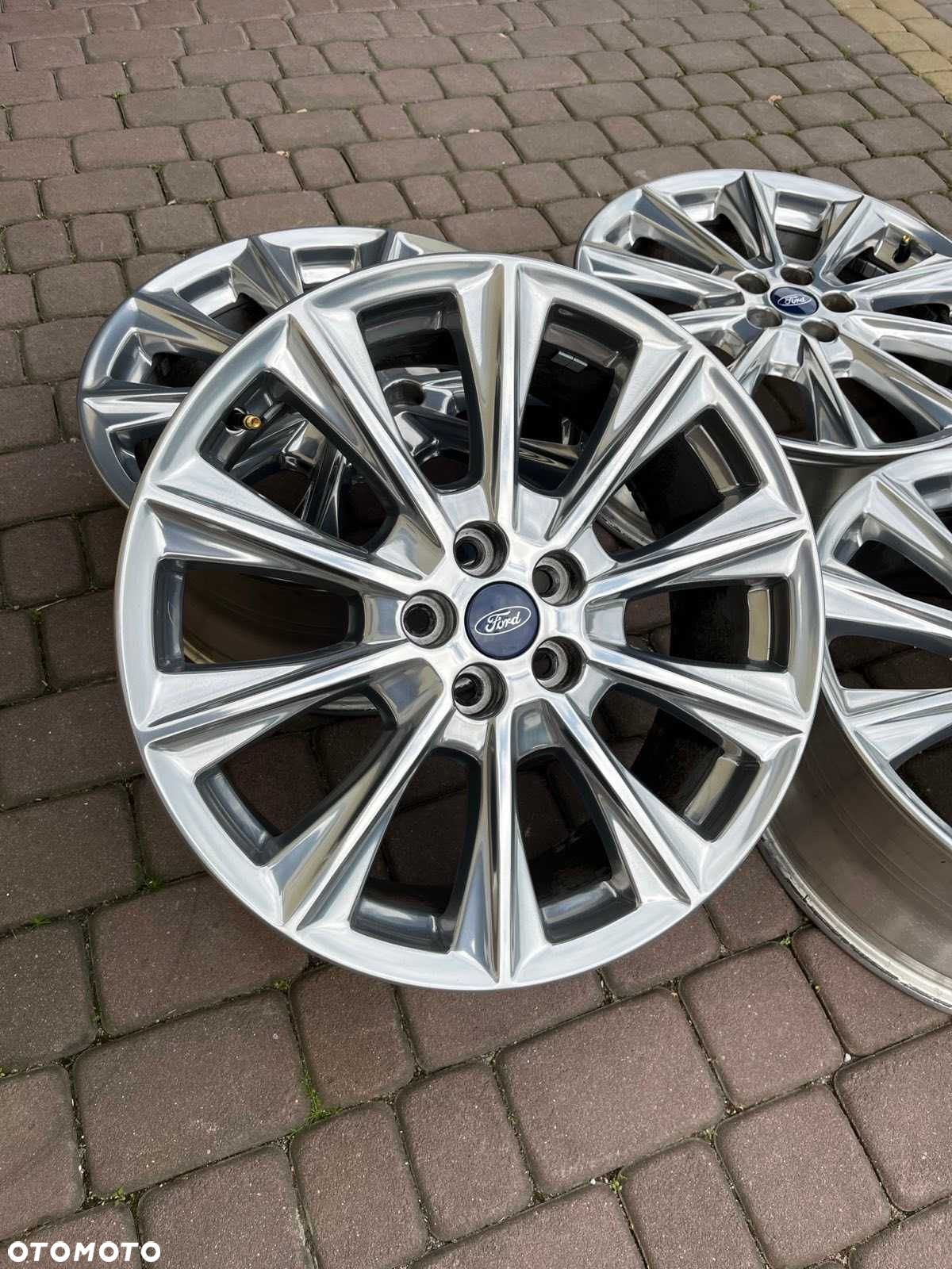 Oryginalne alufelgi Ford 5x108 19 cali Czujniki S-MAX KUGA EGDE CHROM - 2