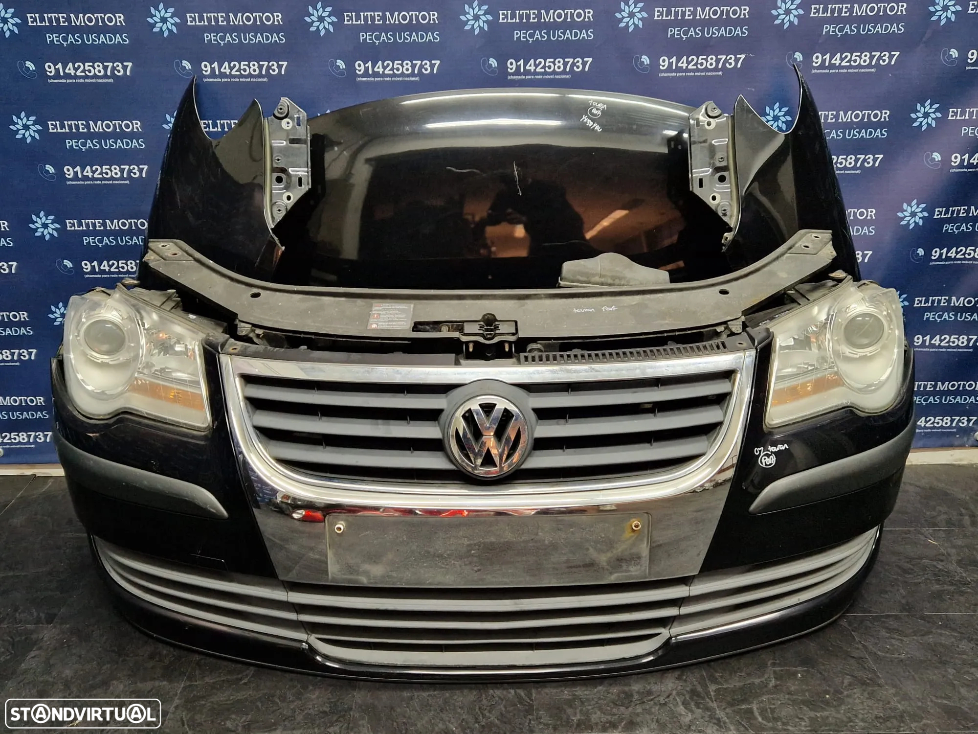 Frente completa usada VW TOURAN 2.0 TDI FACELIFT capot parachoques guardalamas oticas - 3