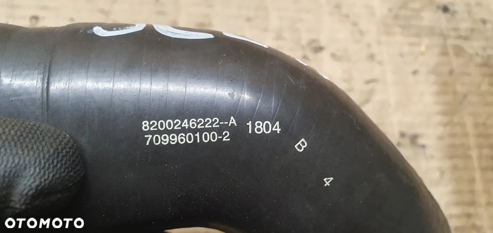 Rura przewód intercoolera Renault Scenic II 1.9 DCI 8200246222 8200246222A - 5
