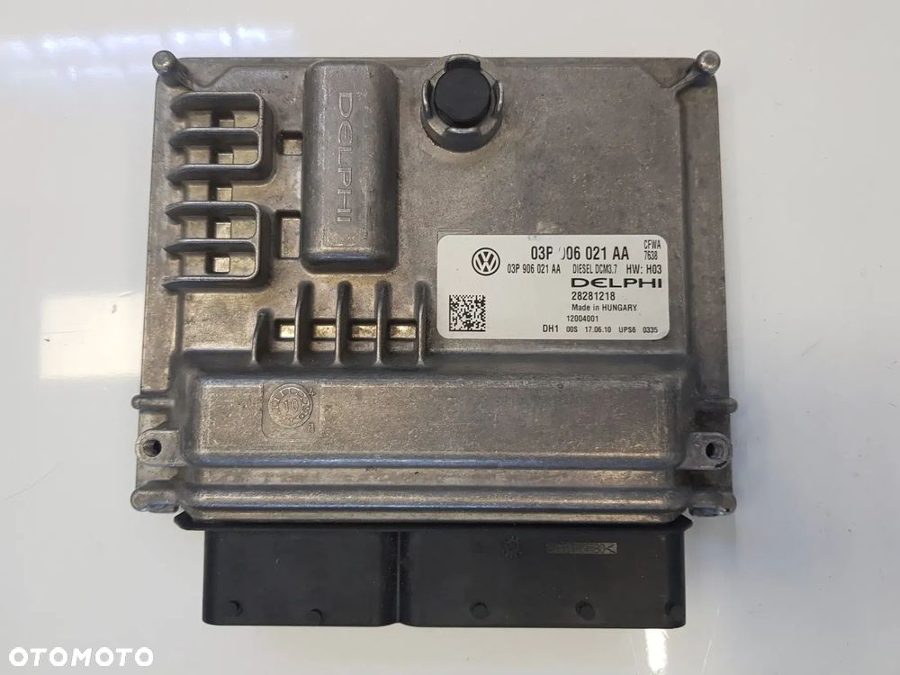 KOMPUTER sterownik ECU silnika 1.2TDI VW AUDI SKODA SEAT IBIZA FABIA POLO LUPO A2 03P906021AA - 1