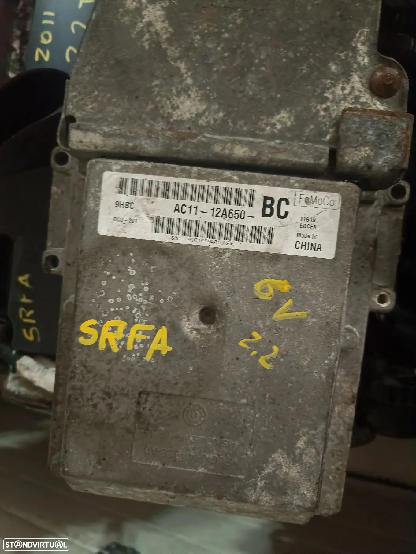 centralina Motor Ford Transit 2.2TDCI 9DCL - AC11-12A650-BC- 9HBC DCU-201 - 1