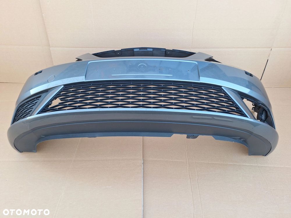 SEAT IBIZA 4 IV LIFT 12-17 6J0 B.ŁADNY SZARY MET. ZDERZAK PRZÓD PRZEDNI+PŁYTA DOLNA HOKEJ+ABSORBER 6J0807231D WYSYŁKA 24 - 2